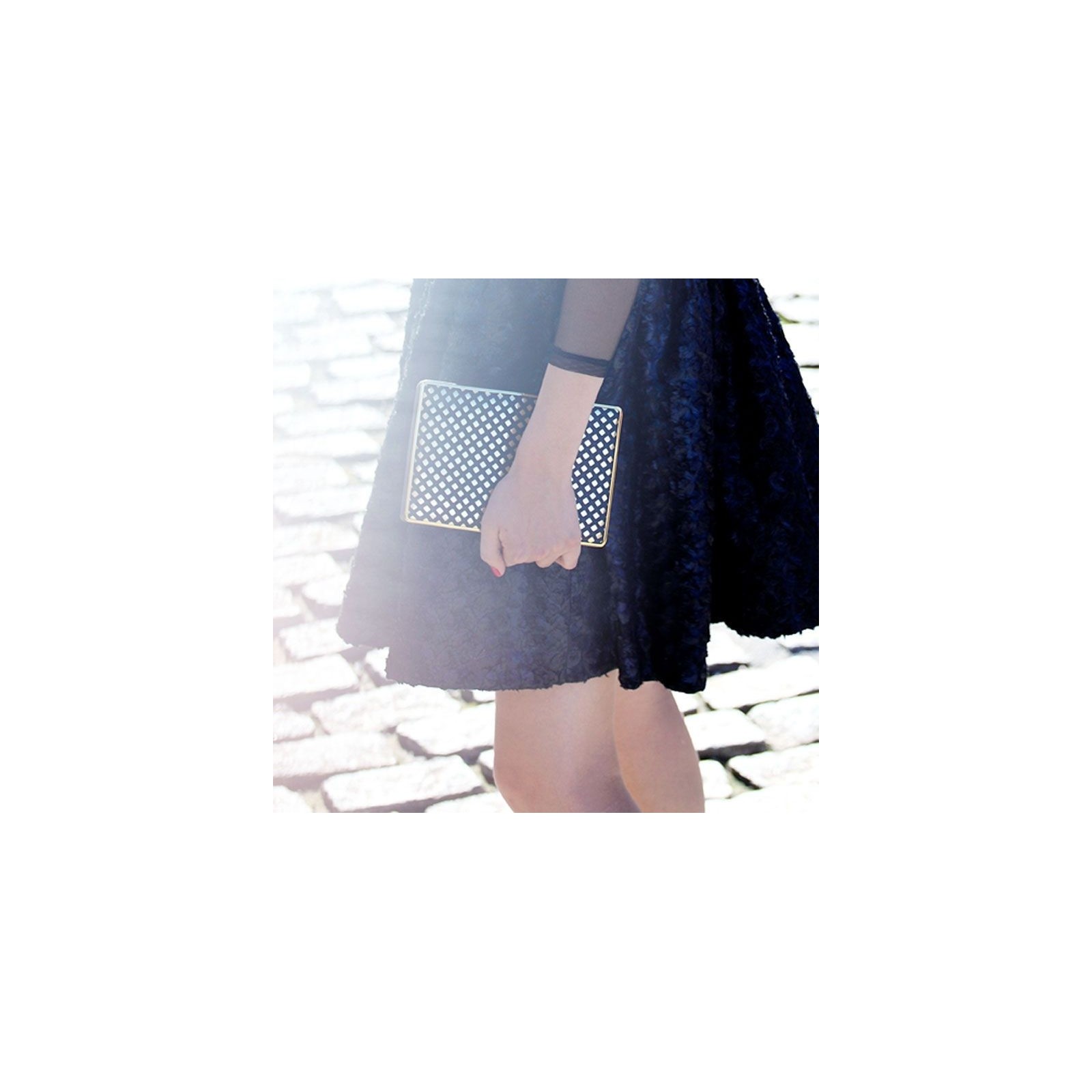 Bolso de fiesta clutch negro y dorado online