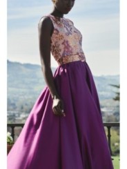 Cinturón forrado de lentejuela de colores gasa coral