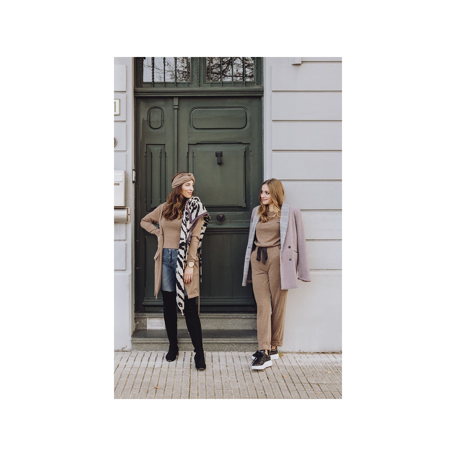 Conjunto marrón Cardigan + Top Tirantes