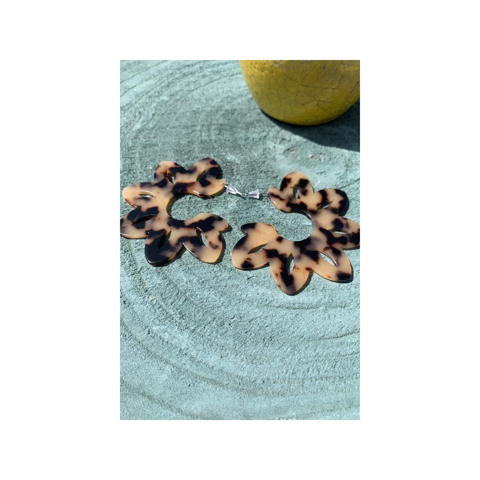 Pendientes Estrella Animal Print