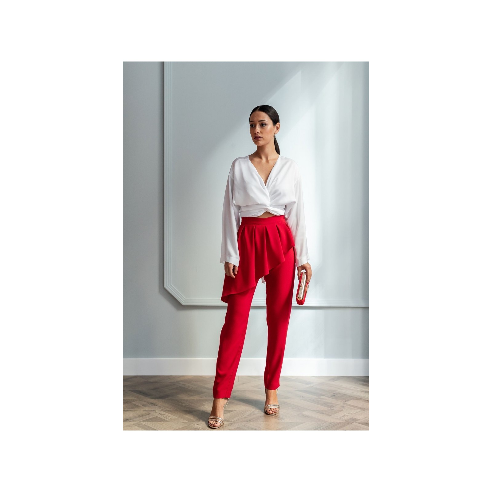 blusa blanca multiposicion saten