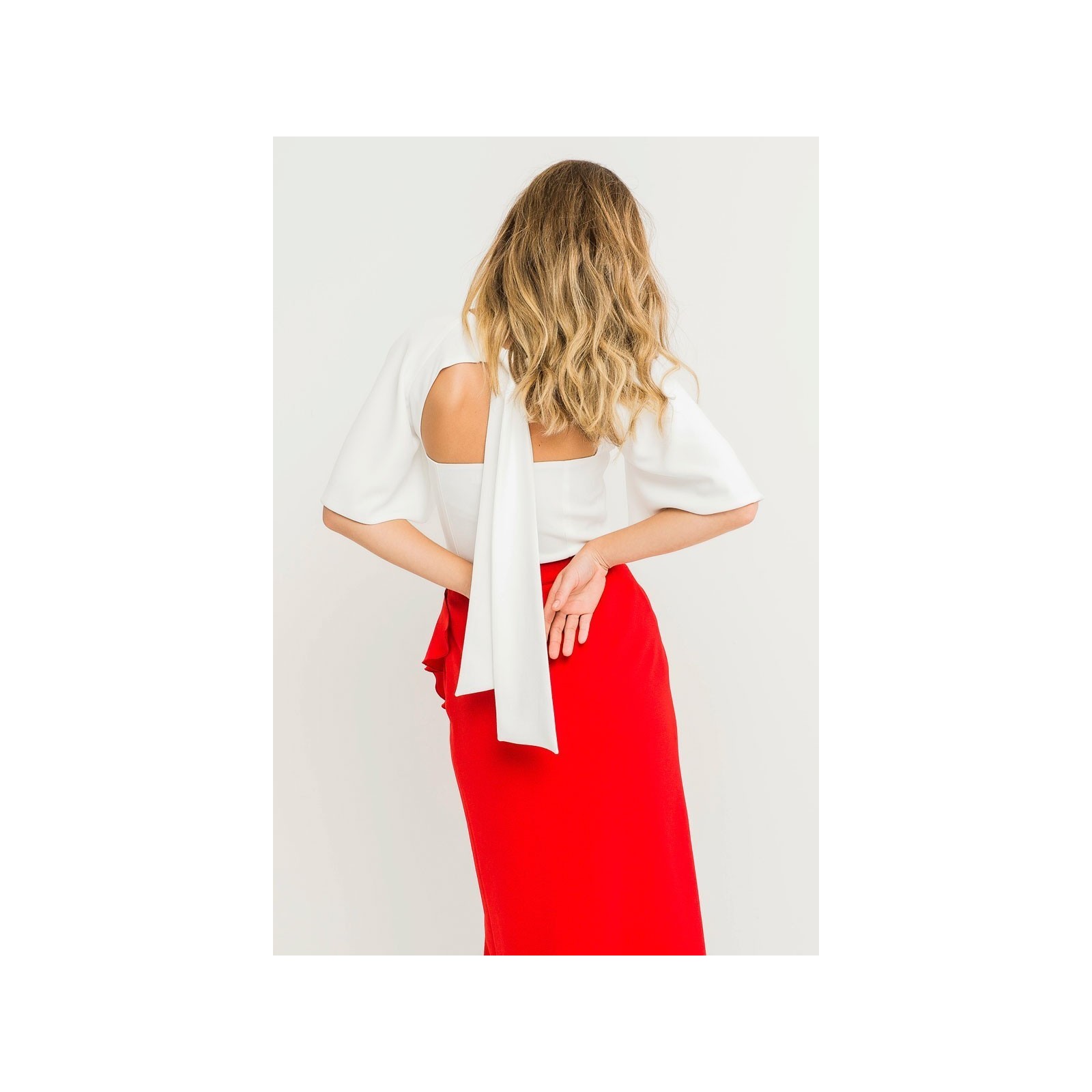 blusa manga ranglan acampanada