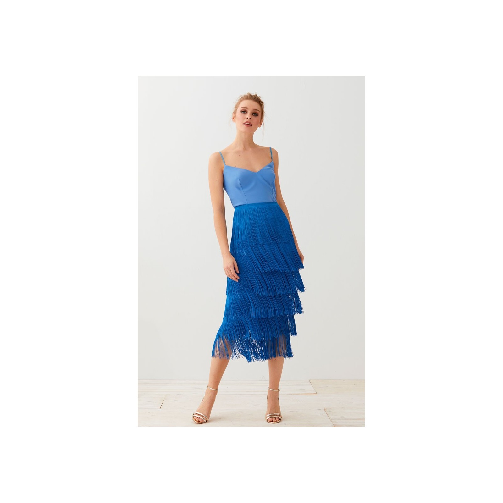 top lencero tirantes azul evan