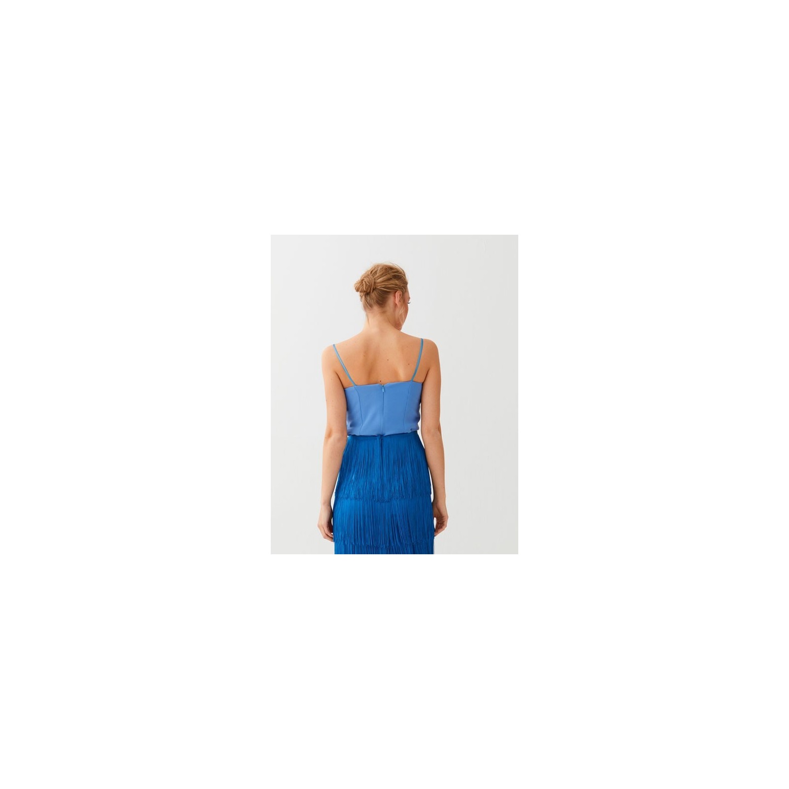 top lencero tirantes azul evan
